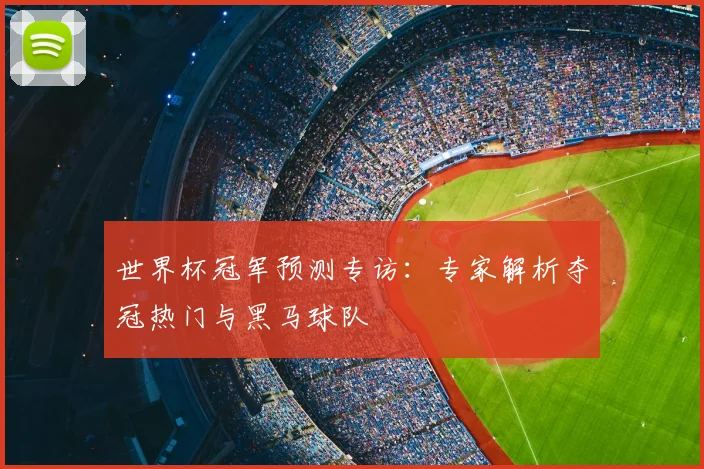 世界杯冠军预测专访：专家解析夺冠热门与黑马球队